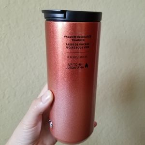 Starbucks Glitter Red Insulated Tumbler